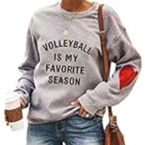 Gray Women's Baseball Sweatshirt